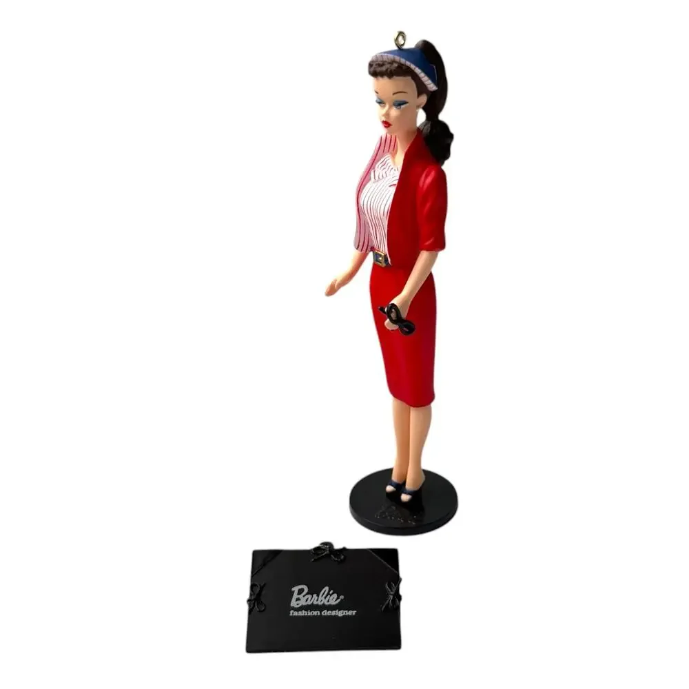 Vintage Hallmark Barbie Ornament 2001 Busy Gal Fashion QX6959 in Box Keepsake